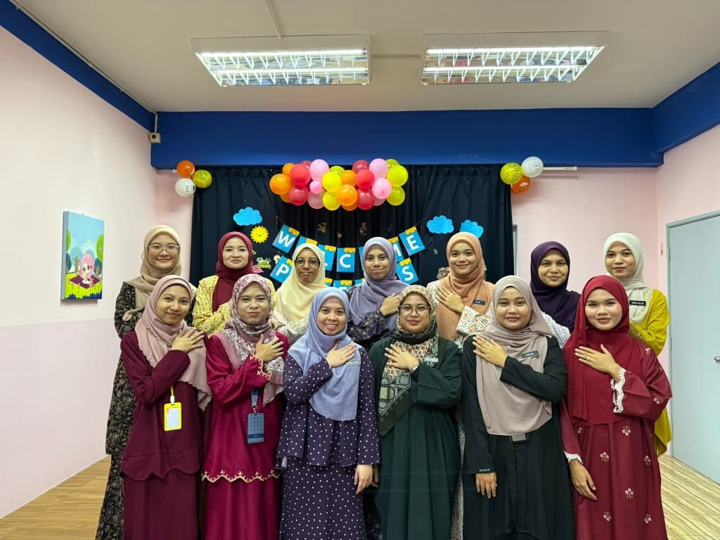 AMP Preschool educators together at campus